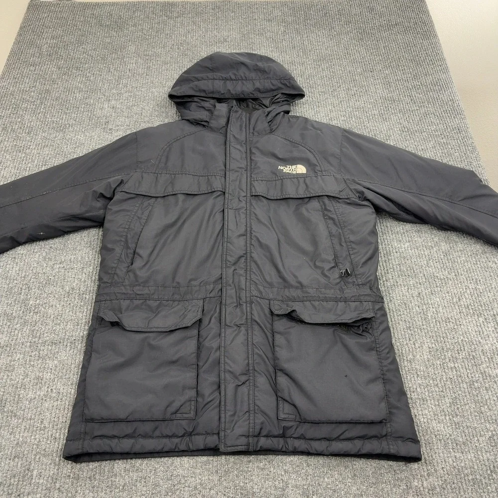 The North Face Parka Jacket Men M‎ Black HyVent McMurdo Insulated Gorpcore Util